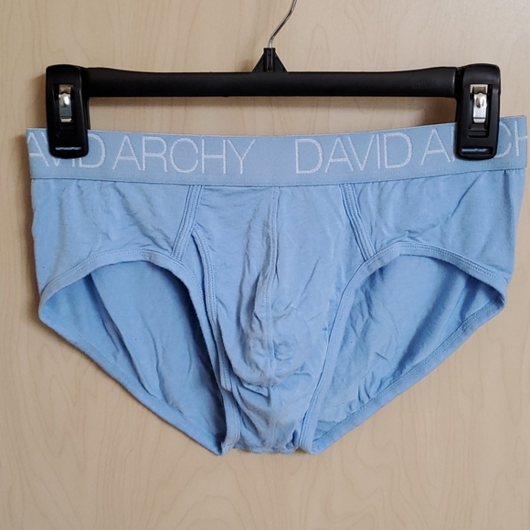 David Archy Other - Light Blue David Archy Microfiber Brief w/Fly